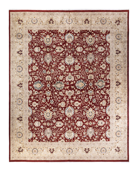 Mogul, One-of-a-Kind Hand-Knotted Area Rug  - Red, 12' 0" x 14' 8"