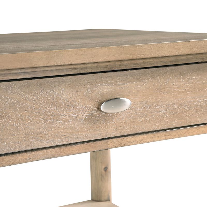 Lexicon Myrna Asian Hardwood End Table in Natural