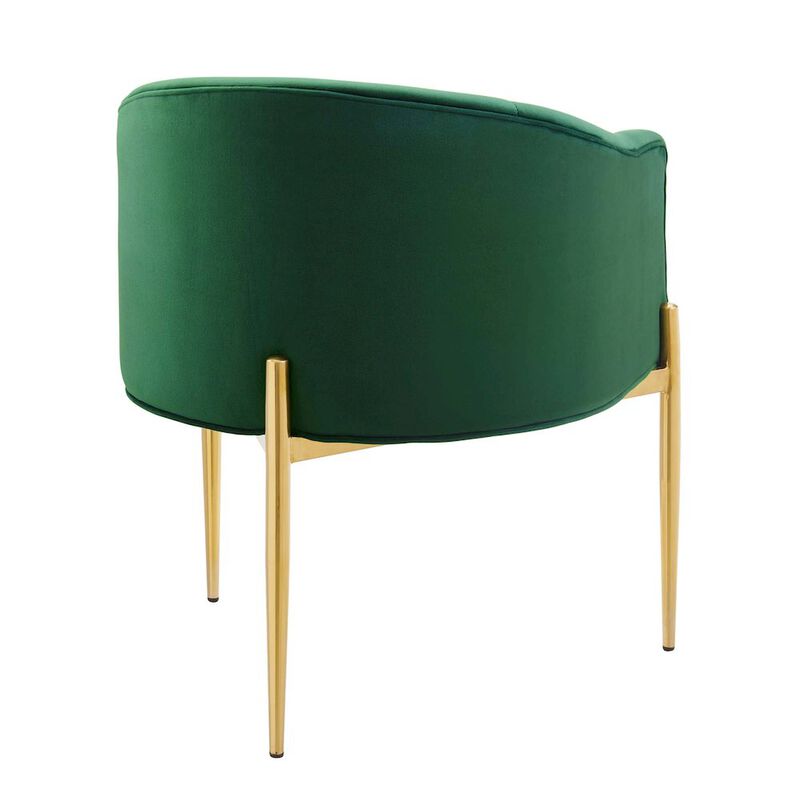 Savour Tufted Performance Velvet Accent Chairs Set of 2 image number 3