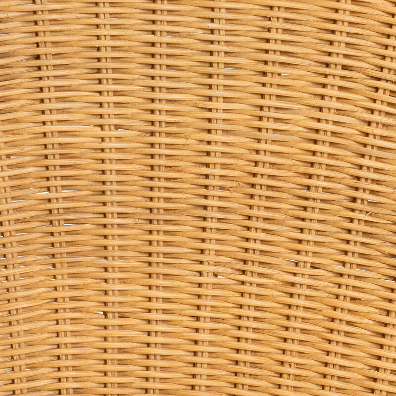 Bali & Pari Barito Modern Bohemian Natural Brown Rattan Dining Chair