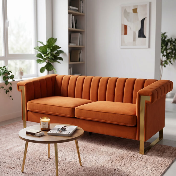 Brahal  Sofa with Metal Legs