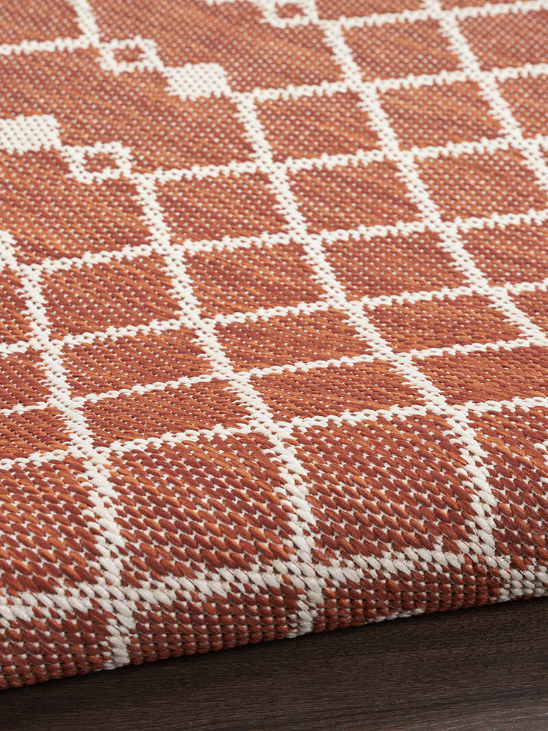 Positano POS02 Terracotta 4' x 6' Rug