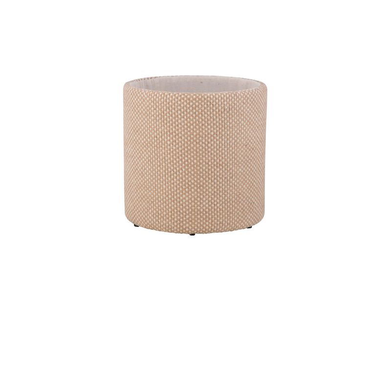 Carolina Chair & Table Handwoven Apollo Jute Check Storage Ottoman