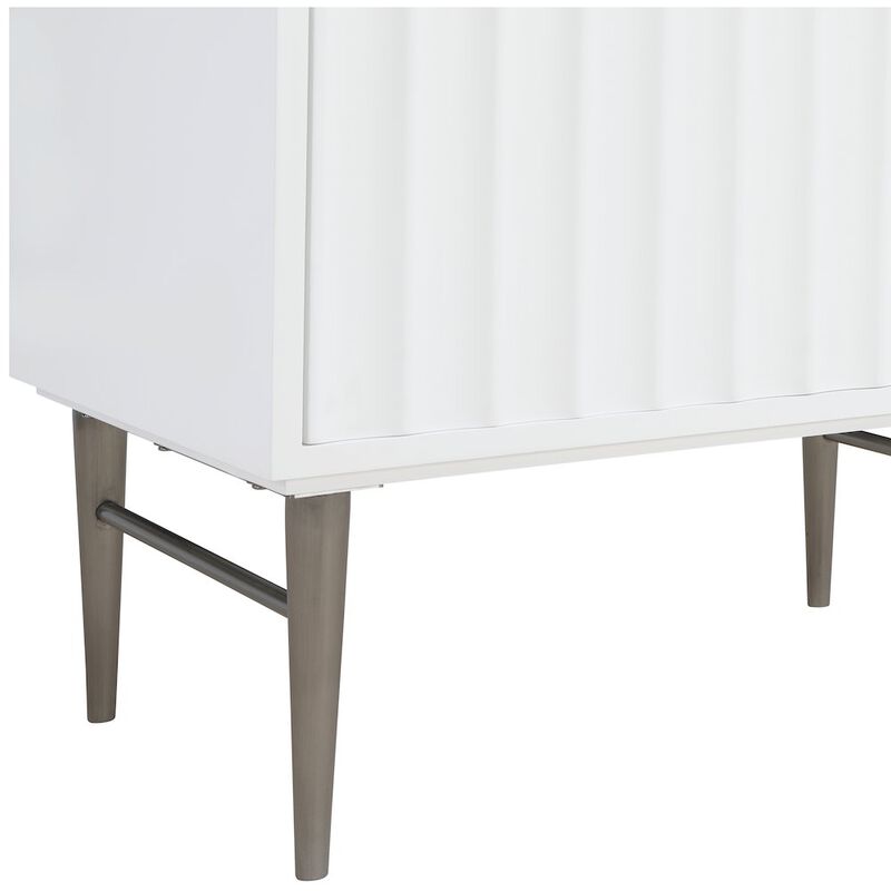 Meridian Furniture Modernist White Bathroom Vanity