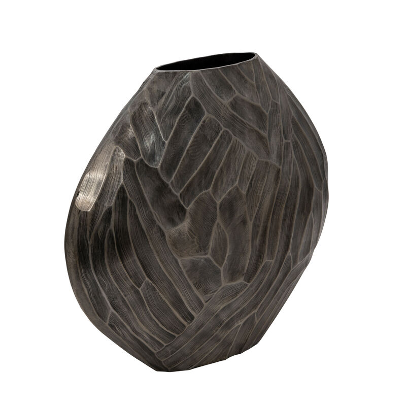 Aluminum 22" Hammered Vase image number 1