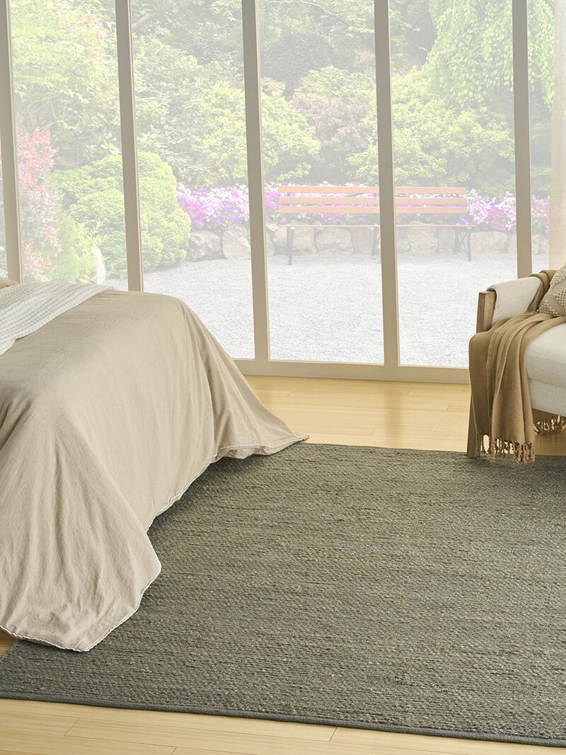 Natural Jute NJT01 Sage 4' x 6' Rug