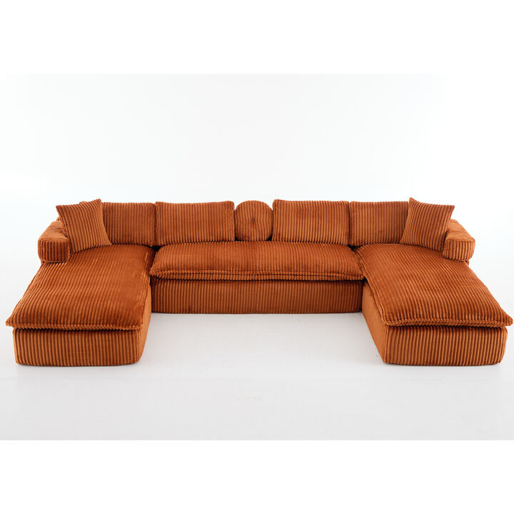Britan 149" Oversized Sectional Couches U Shaped Couch