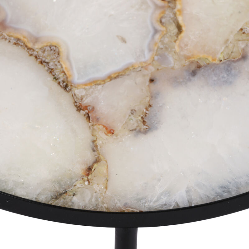 17x10" Agate Disc On Stand, Multi image number 5