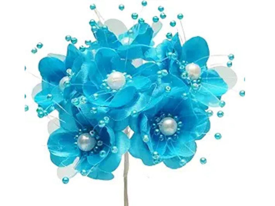 72 Piece Artificial Flowers Wedding Centerpiece Decor Silk