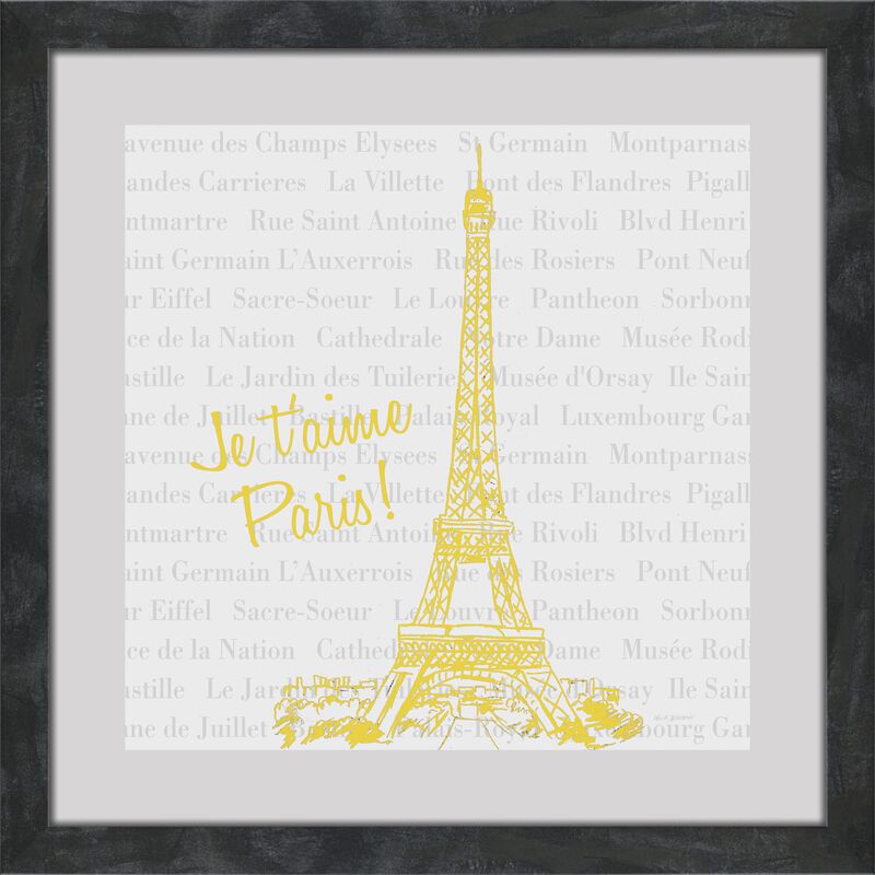 2 PC Live Love Travel Foiled Eiffel Tower Big Ben Wall Hanging Set image number 3