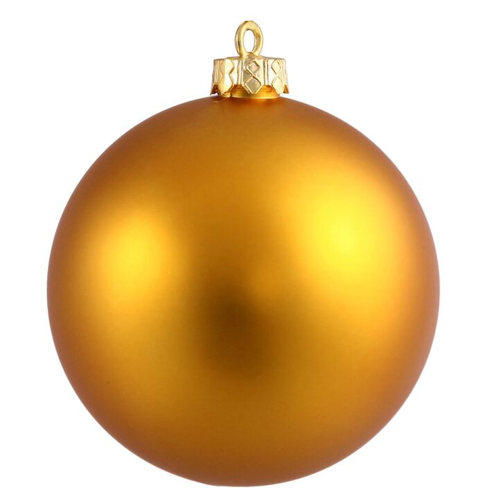 Vickerman 3" Antique Gold Matte Ball Ornament, 12 per Bag