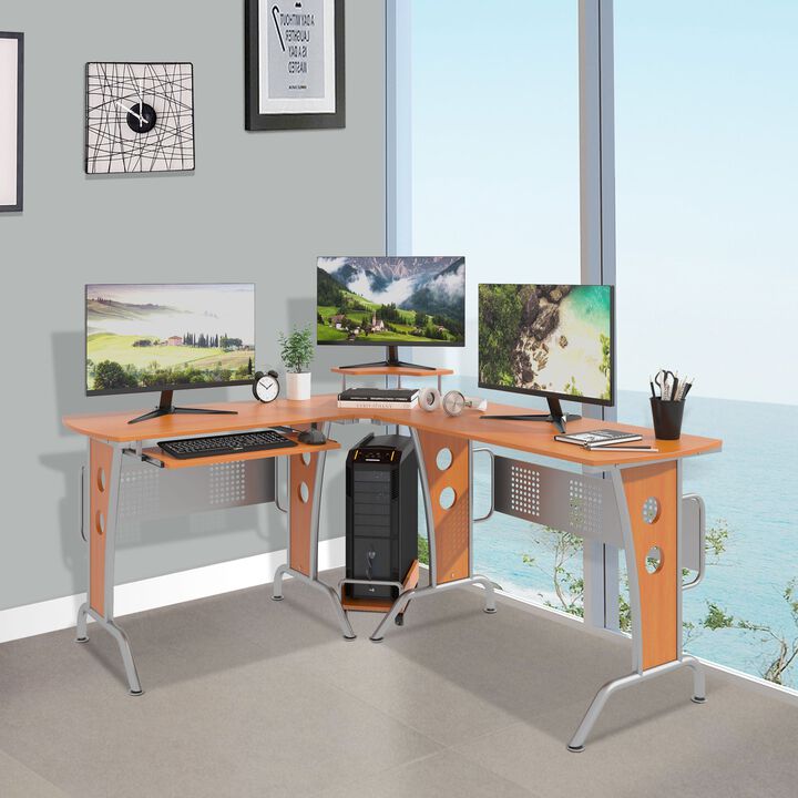 Gaming L Shaped Desk Corner Computer Desk Furniture At Home