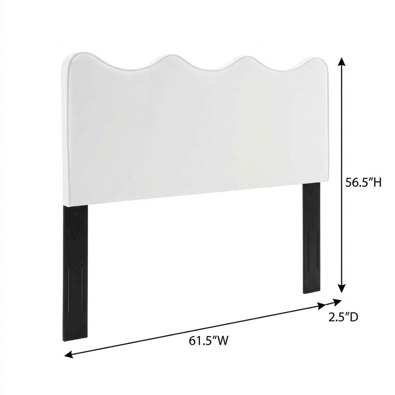 Performance Velvet Full/Queen Headboard with Plush Upholstery and Sturdy Frame image number 3