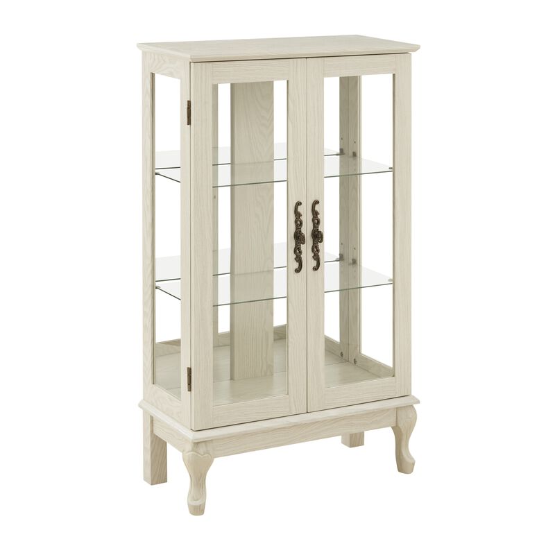 25.98 in. Display Cabinet with 2 Glass Doors