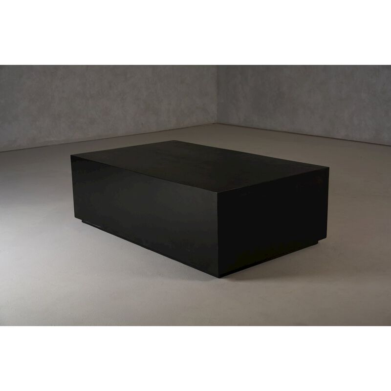 Modrest Fresno - Modern Black Concrete Coffee Table