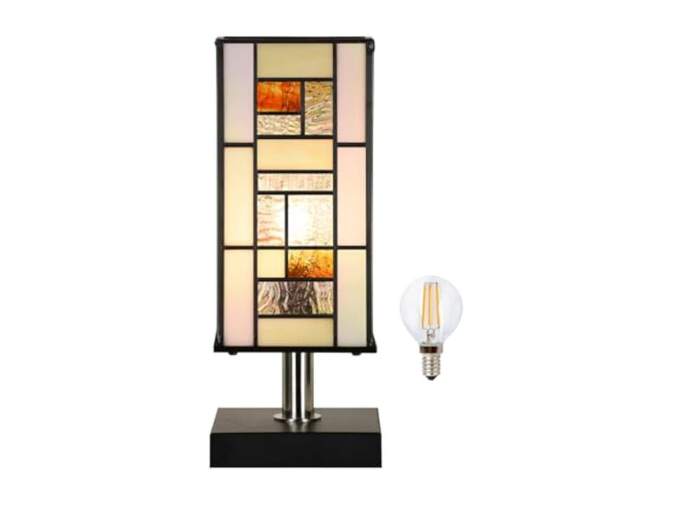 Tiffany Style Stained Glass Table Lamp For Living Room Bedroom Office