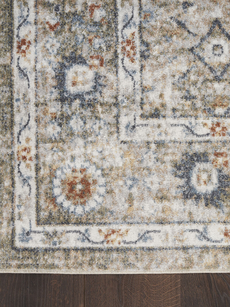 Astra Machine Washable ASW16 Gold Gray 4' x 6' Rug