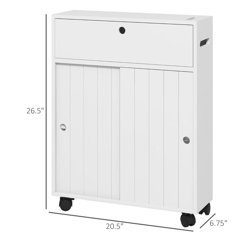 Bathroom Storage Cabinet with Shelves & Doors for Organized & Space-Saving Bathroom Essentials image number 2