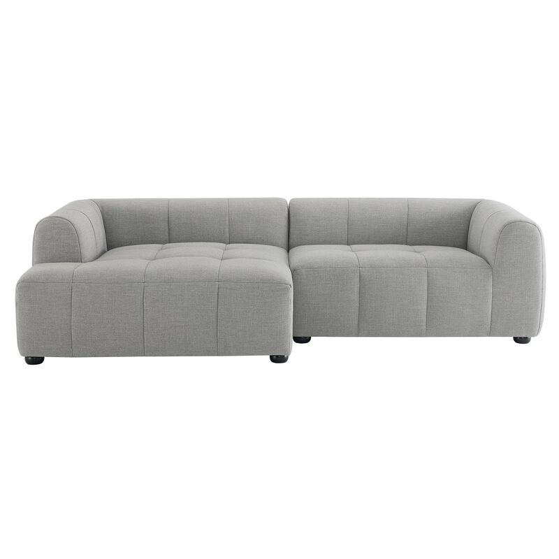Modway Liana Left-Facing Upholstered Fabric Modular Sofa with Chaise image number 7
