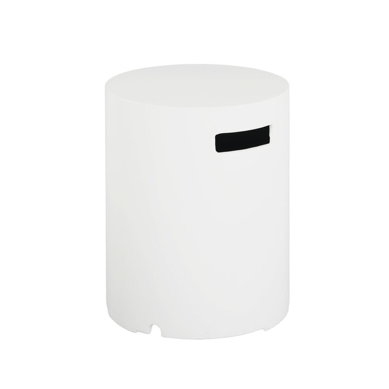 Christopher Knight Home Garrick Outdoor Round Lightweight Concrete Propane Tank Cover image number 5