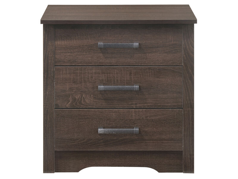 Hudson 3-Drawer Nightstand (23 in. H x 18 in. W x 22 in. D)