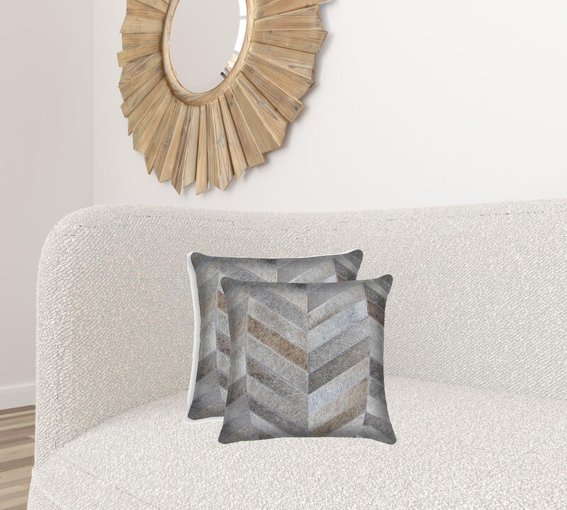 Unique Cowhide Accent Pillow for Stylish Living Room or Bedroom