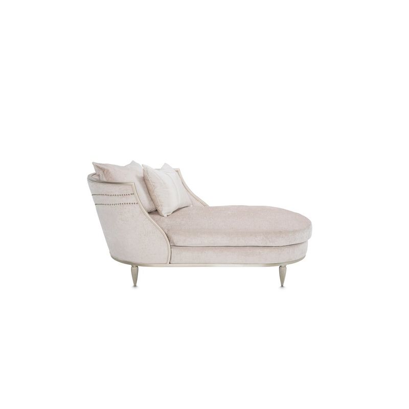 Michael Amini London Place Chaise - Parchment