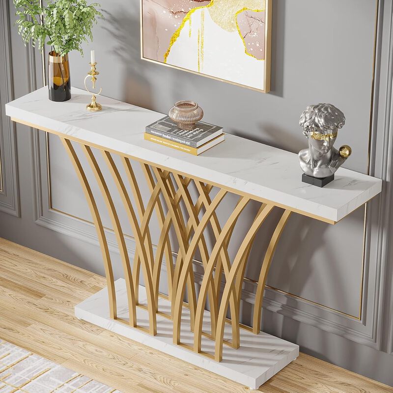 Tribesigns Modern Wood Console Table image number 3