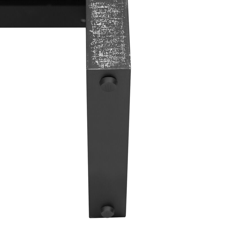 Merax Retro Curved Console Table with 2 Drawers