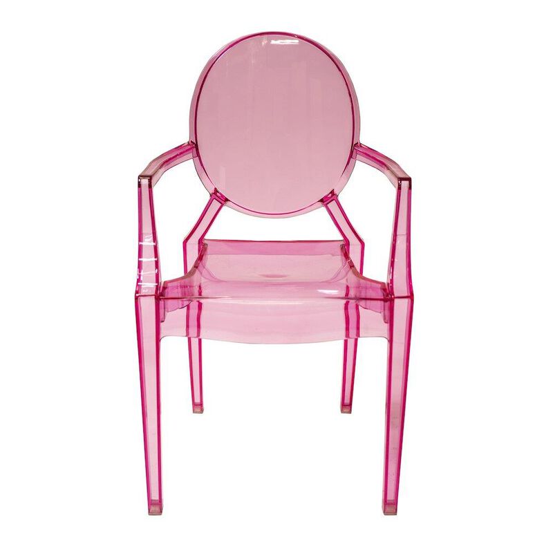 Commercial Seating Products Kage kids side chair with Arms, Pink