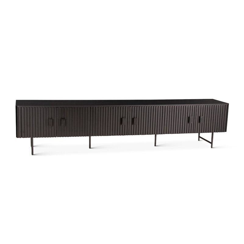 World Interiors Halden 98in Plasma Cabinet in Matte Black image number 5