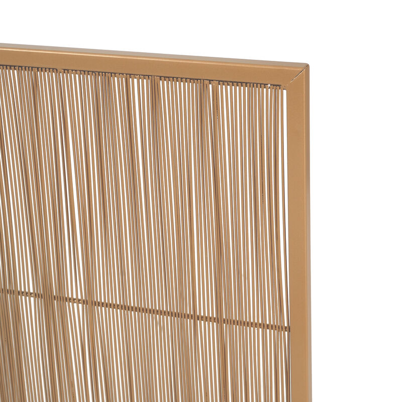 Christopher Knight Home Shanice Modern Rectangular Metal Single Panel Fireplace Screen image number 6