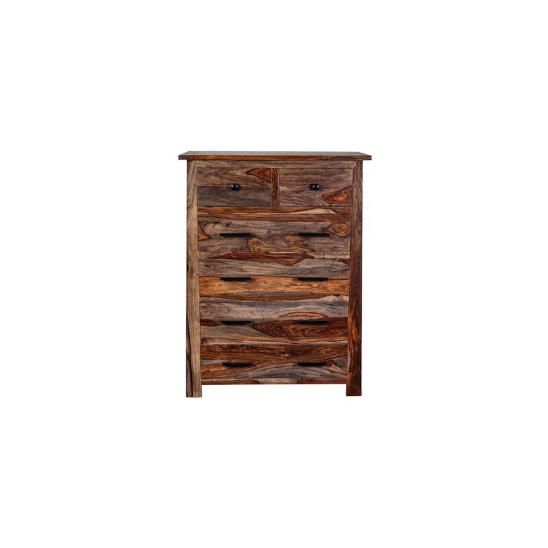 Porter Designs Kalispell Solid Sheesham Wood Chest, Brown image number 6