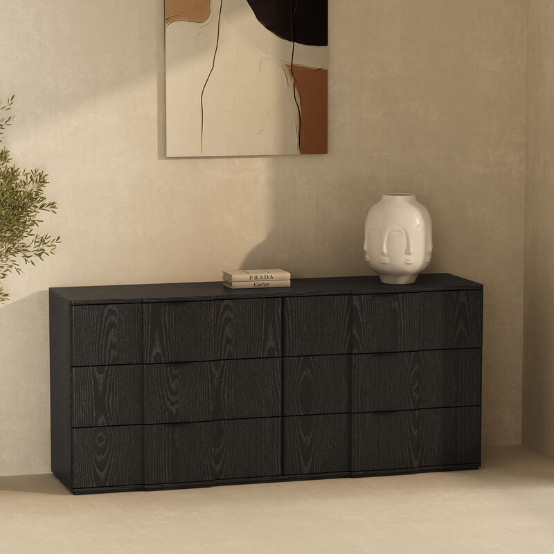 Clive Black 6-Drawer Dresser image number 1