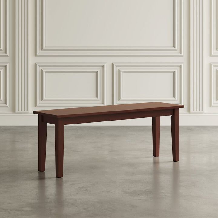 Jofran Simplicity Solid Wood 48 Classic Bench