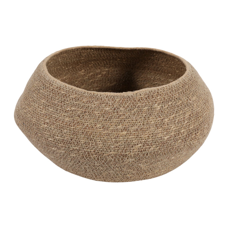 16x7" Woven Jute Basket image number 4