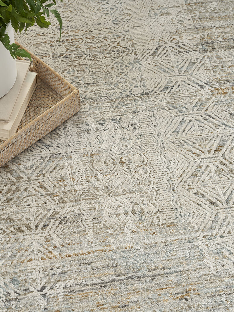 Lynx LNX06 Ivory/Multicolor 2'6" x 4'6" Rug