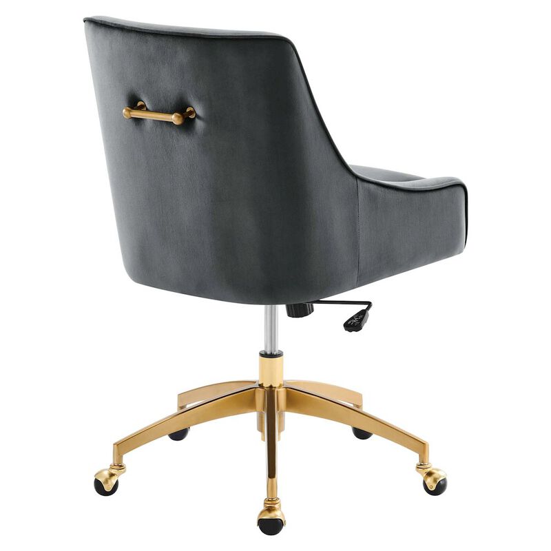 Discern Performance Velvet Office Chair image number 3