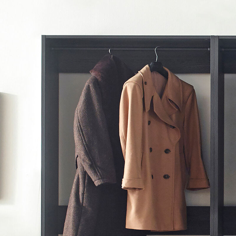 Prosper Gray Freestanding Walk in Wood Closet System