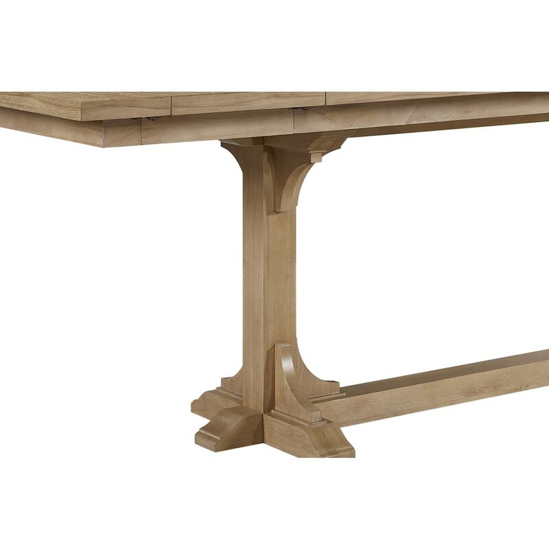 Magnolia Counter Height Trestle Table - Cashew image number 2
