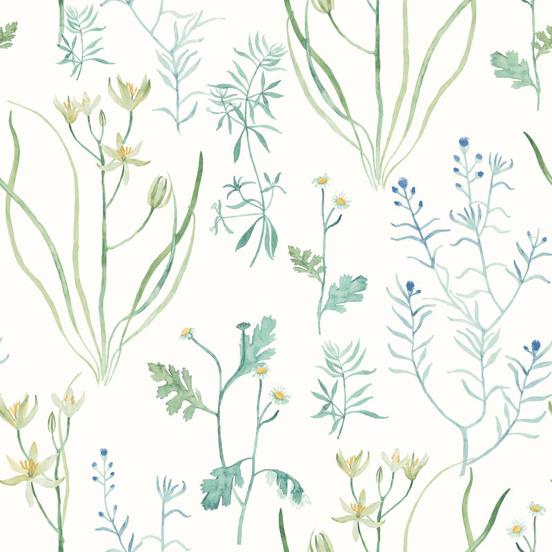 Alpine Botanical Peel & Stick Wallpaper image number 0