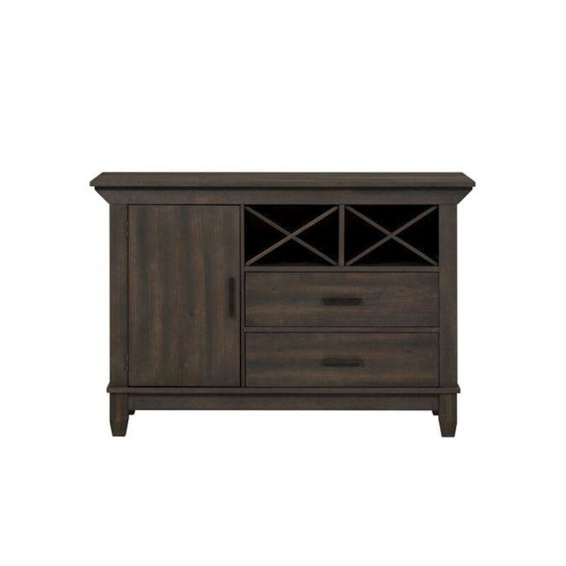 Starlight Canyon Home Brown Small Buffet Cabinet – Versatile Entryway or Short Floor Cabinet