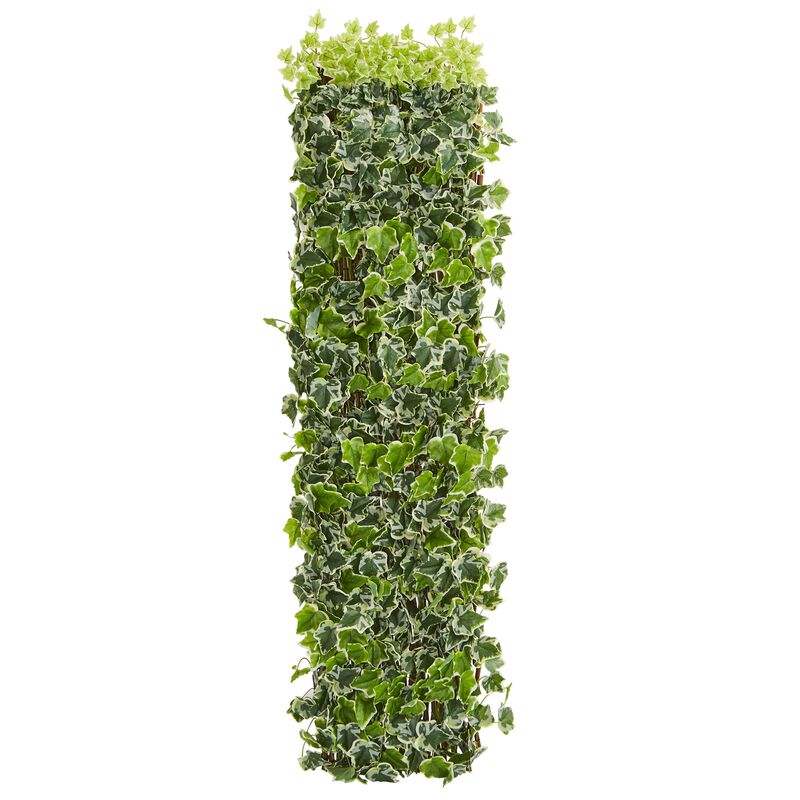 Hivvago 39" English Ivy Expandable Fence UV Resistant & Waterproof