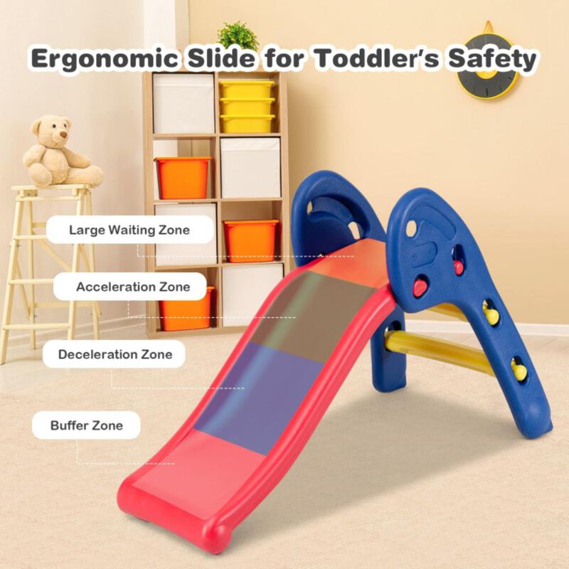 Hivvago 2 Step Children Folding Plastic Slide