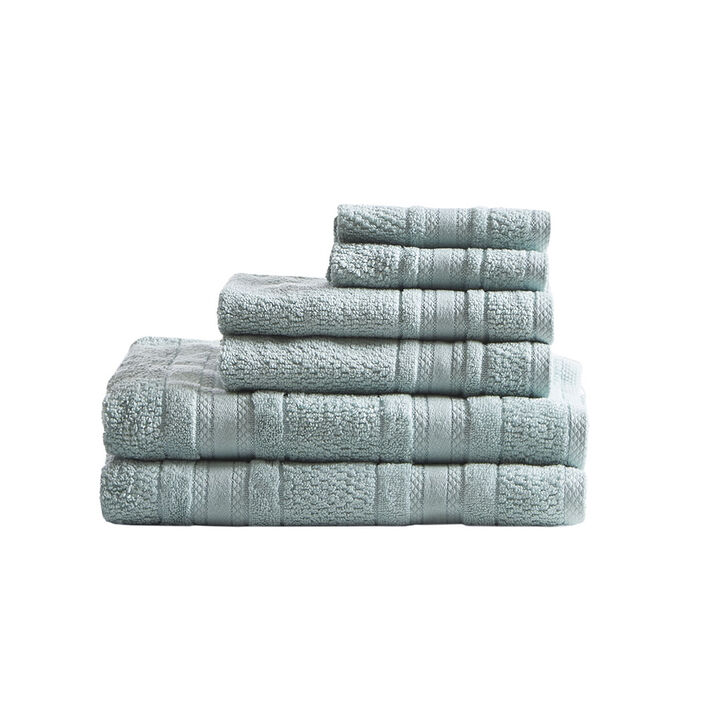 Gracie Mills Aisling Super Soft 6 Pieces Cotton Quick Dry Bath Towel Set