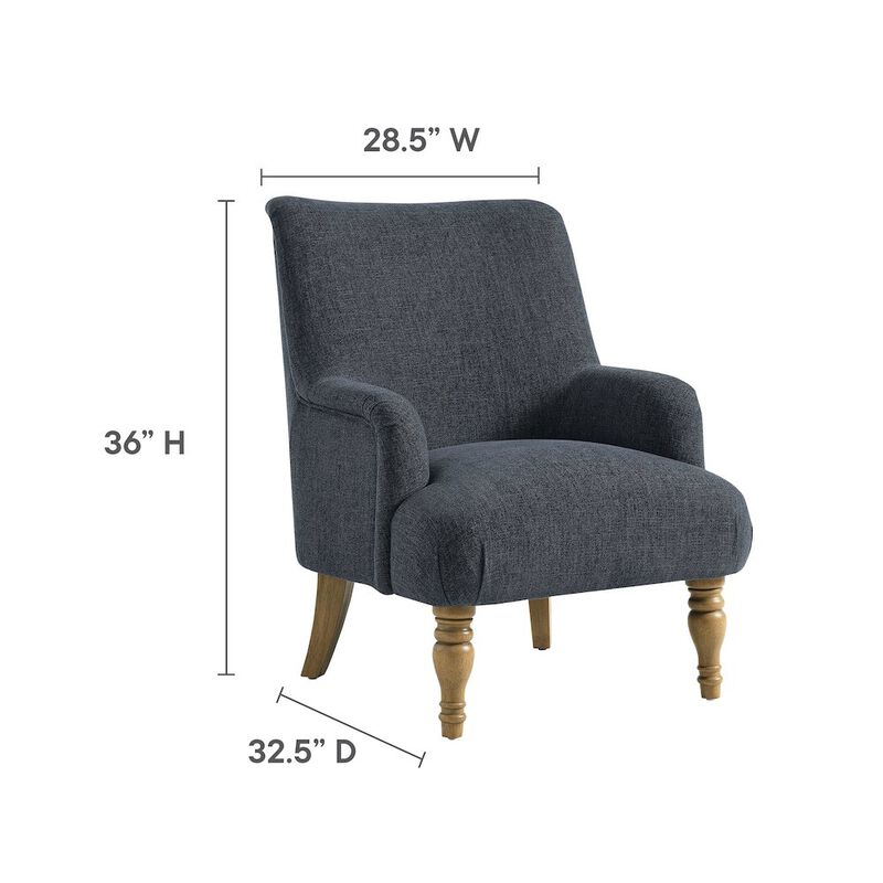 Ellington Fabric Upholstered Accent Armchair image number 2