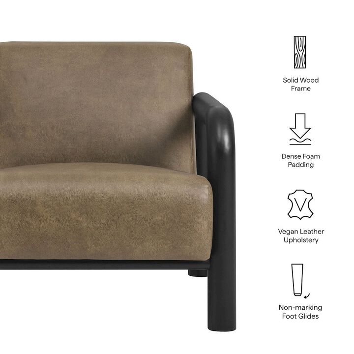 Sereno Vegan Leather Accent Chair