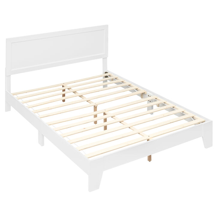 Modern Bedroom Bed Frame with Stylish Headboard Design
