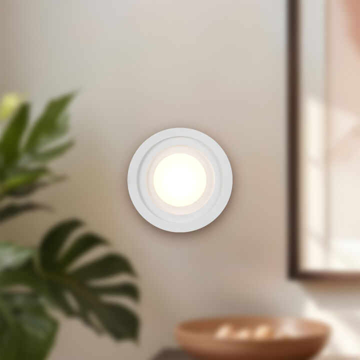 Arco 5-in Damp-Rated Dimmable LED Wall Sconce
