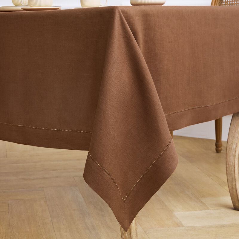 Linen Tablecloth - Classic Hemstitch image number 1